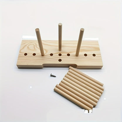 Wooden Bow Making Tool – Festival Wreath Maker for Crafting Decorative Bows