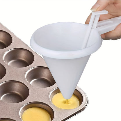 Handheld Cream Funnel - Multifunctional Cake and Chocolate Dispenser, Adjustable Batter Dispenser, Candy Bar Funnel for Baking and Cake Decoration, Ideal for Restaurants, Food Trucks, and Bakeries
