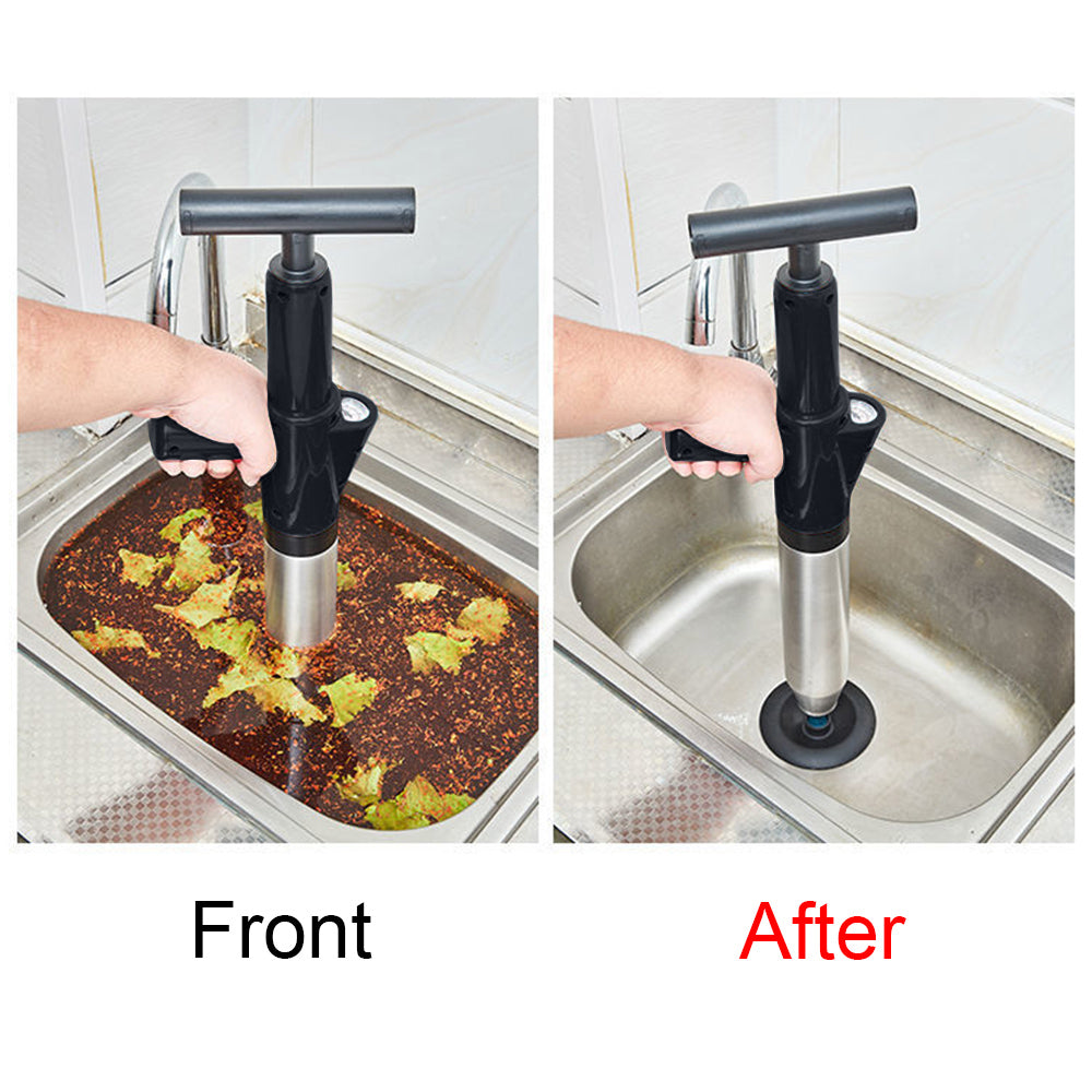 High Pressure Toilet Plunger – Air Drain Blaster for Clog Removal & Sewer Pipe Unblocking