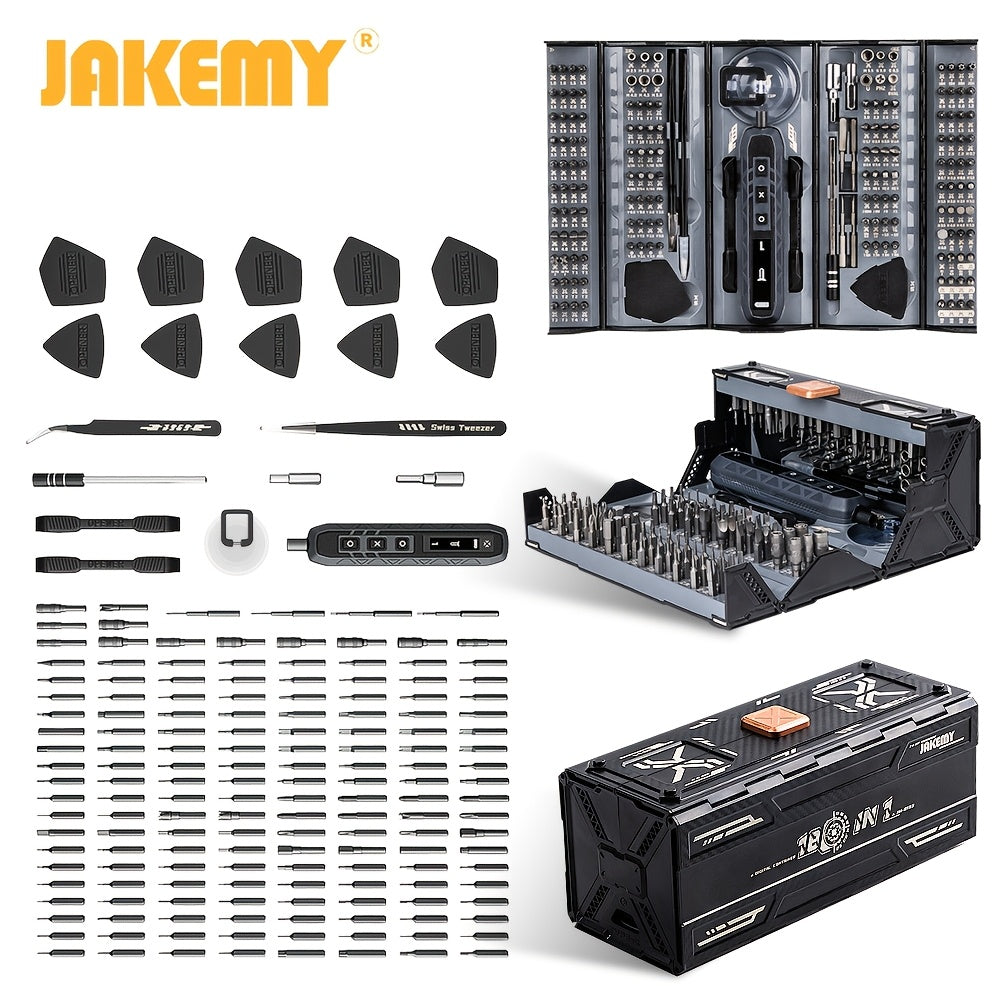 Upgraded 180-in-1 Magnetic Precision Screwdriver Set - Professional Tool Kit for PC, Laptops, Mobile Phones, Xbox, Mac, and DIY Maintenance