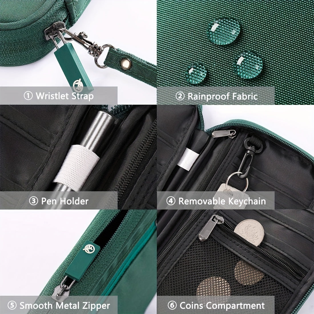 Travel Passport Wallet - Family Passport Holder and Document Organizer, Travel Accessories Card Holder Bag