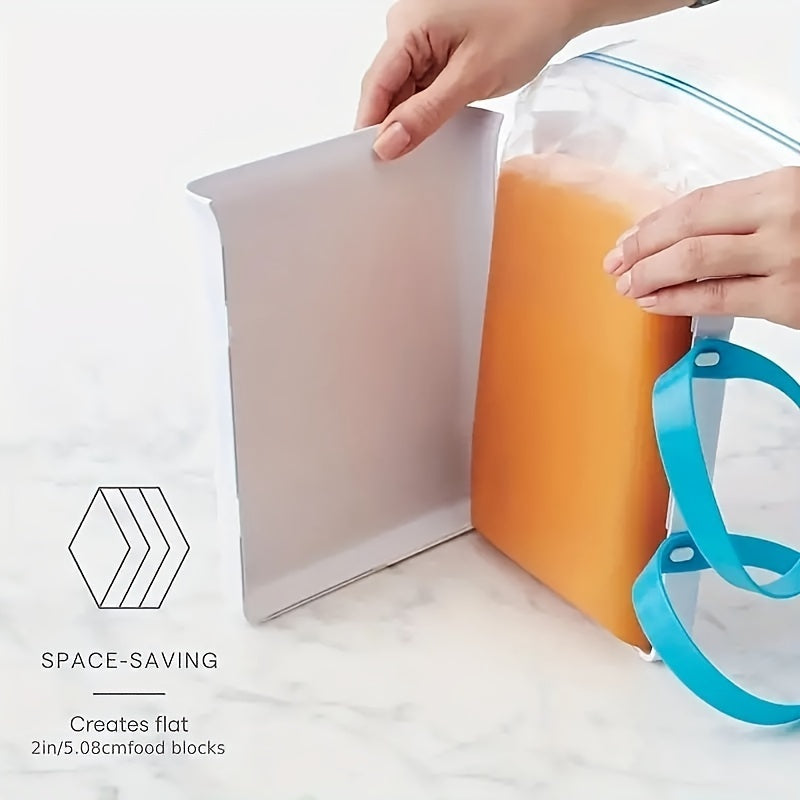 Versatile Freezer Food Block Maker - Ideal for Leftovers, Soups, Sauces and Smoothies - Durable ABS Material Kitchen Gadget