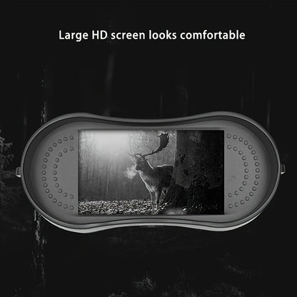 4K Night Vision Goggles - 3.2-Inch Screen, Infrared Digital Binoculars with 32GB Storage for Camping Photos & Videos