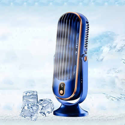 Portable Air Conditioner Fan - Large Battery, Dual Motor, 5-Speed Air Cooler with 720° Surround Air Blower - Ideal for Office, Camping, Outdoor RV, USB Fan - Great Gift for Thanksgiving, Halloween, Christmas