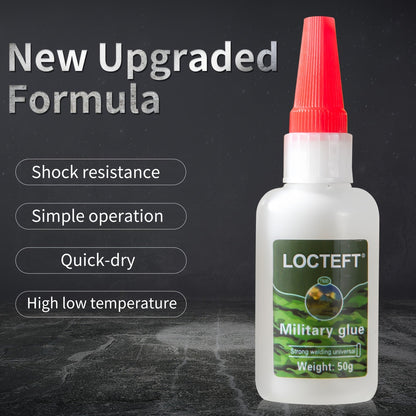 1.76oz Universal Military Glue – Strong Waterproof Welding Agent for Shoes, Metal, Wood, Plastic, Ceramic Adhesion