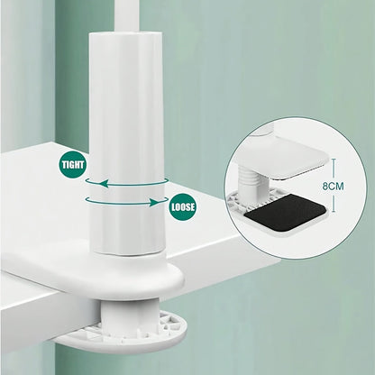 360° Rotating Tablet and Phone Holder - Spiral Base Lazy Stand for Bedside and Mobile Use