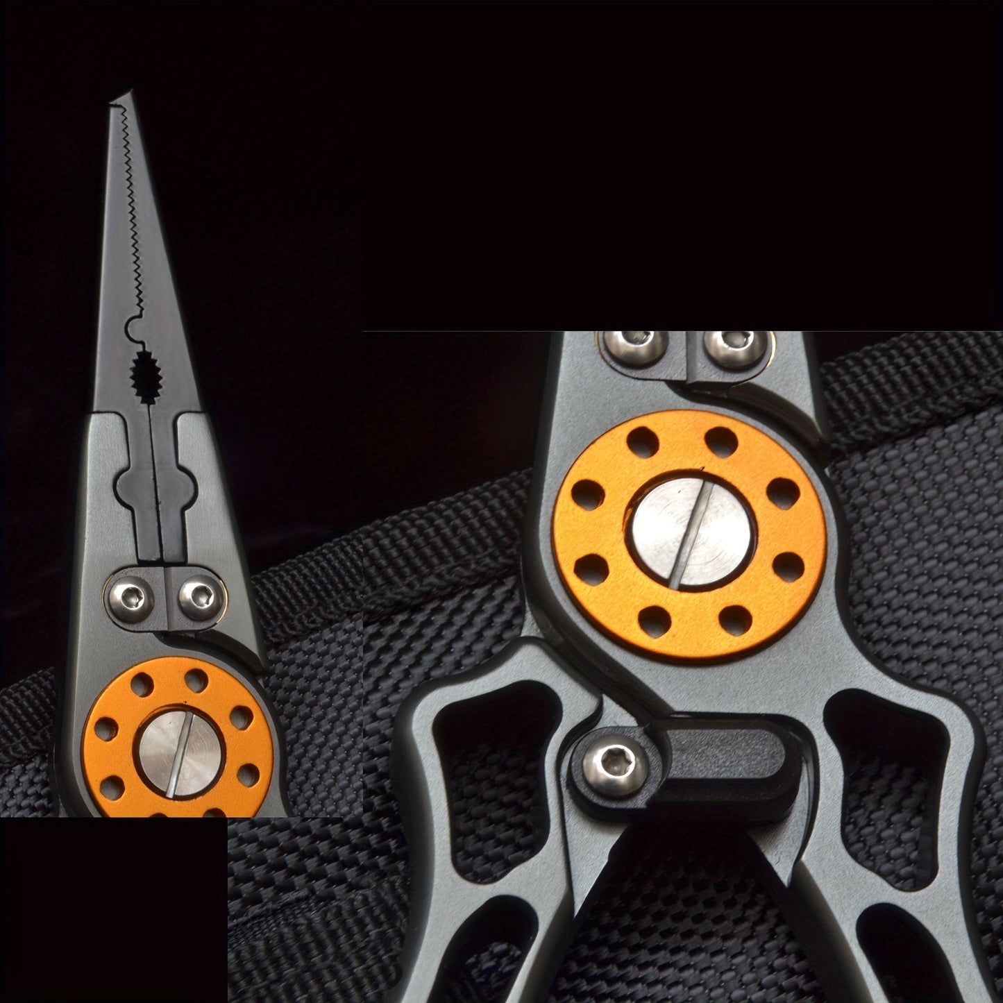 Premium Aluminum Alloy Multifunctional Fishing Pliers with Scissors - Efficient Fish Control, Line Cutting, and Hook Crimping | Durable, Corrosion-Resistant, Ergonomic Design
