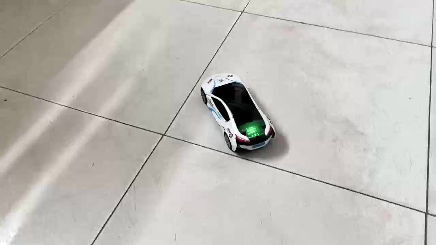 Automatic Deformation Robot Car Toy - Transforms into Robot, Universal Obstacle Avoidance with Lights and Music, Ideal for Birthday, Christmas, Halloween Gifts (Batteries Not Included)