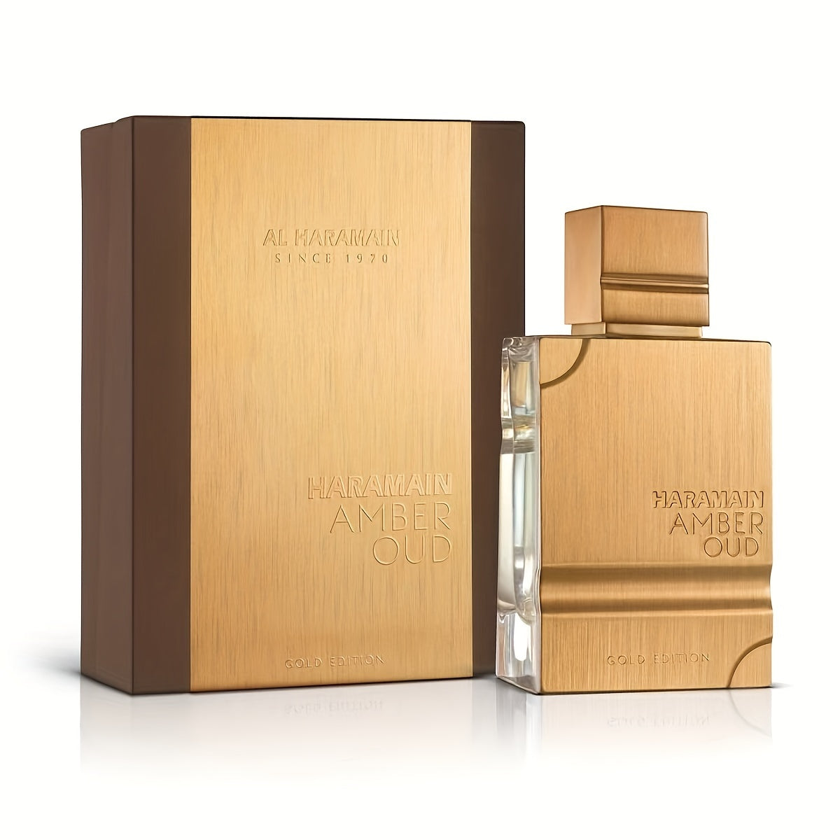 2024 New Upgraded Premium Luxury Gift Box - Amber Gold Agarwood Fragrance Spray (Ruby + Gold Version) 60ml - Light Essence for Men and Women