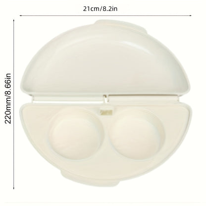 Microwave Omelette Egg Maker Tray – Non Toxic Silicone Egg Cooker and Poacher for Kitchen Cooking
