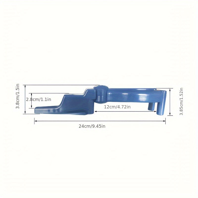Blue Plastic Nail Auxiliary Pliers – Hammer-Friendly, Safety Protection Finger Pliers for Household & Outdoor Use