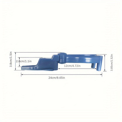 Blue Plastic Nail Auxiliary Pliers – Hammer-Friendly, Safety Protection Finger Pliers for Household & Outdoor Use
