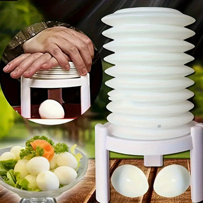 Egg Stractor – Ultimate Egg Peeler, 10x Faster & Easier for Perfectly Shelled Eggs, Kitchen Gadget