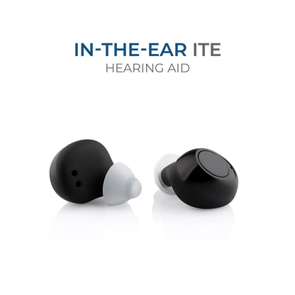 JINGHAO Rechargeable Hearing Aids 2023 – Adjustable Sound Amplifier for Mild to Moderate Hearing Loss, Elderly Gift
