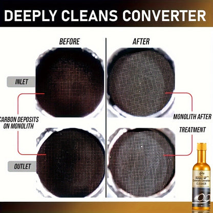 ProClean Fuel System Booster - Catalytic Converter and Engine Cleaner for Gasoline and Diesel Vehicles - Advanced Treatment Additive for Motorcycles and Powersports Maintenance