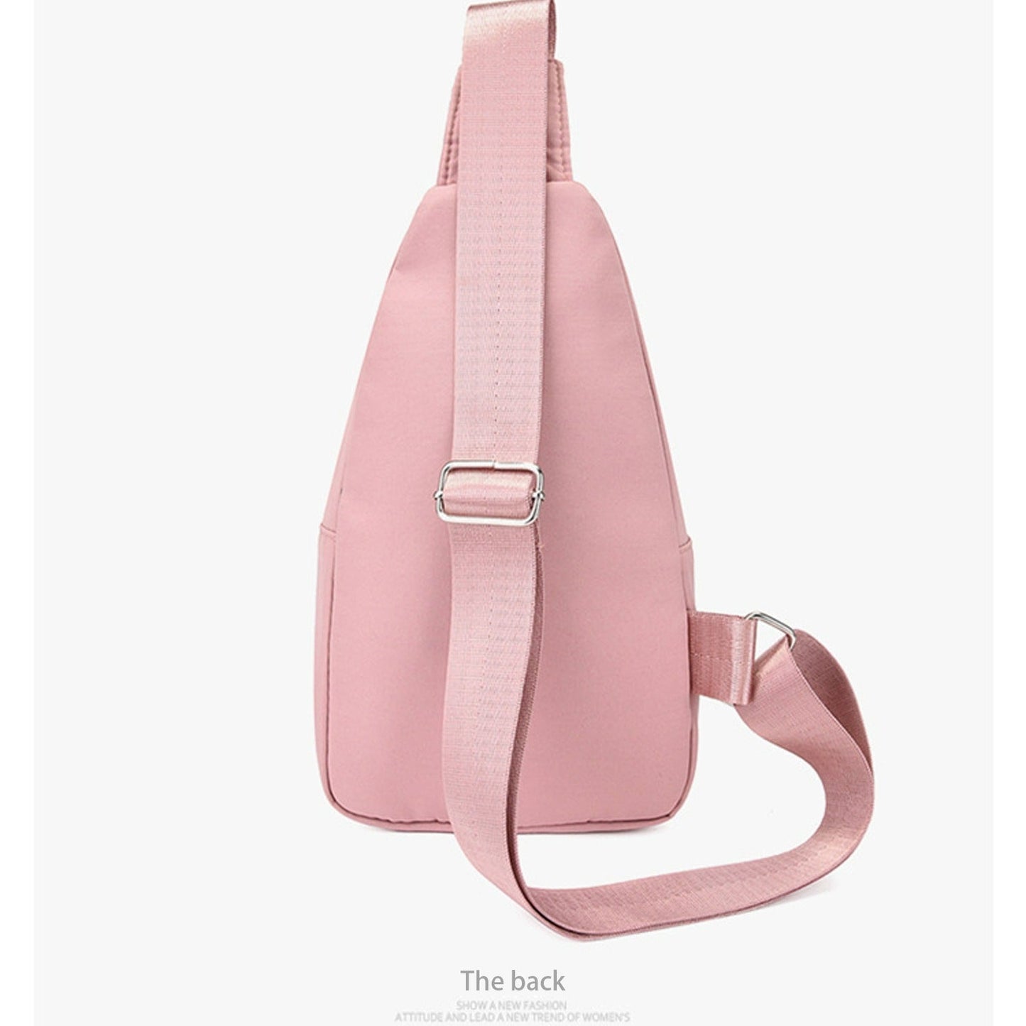 New One-Shoulder Messenger Bag for Women - Fashion Embroidered Rhombic Design - Large Capacity Waterproof Backpack with Data Hole