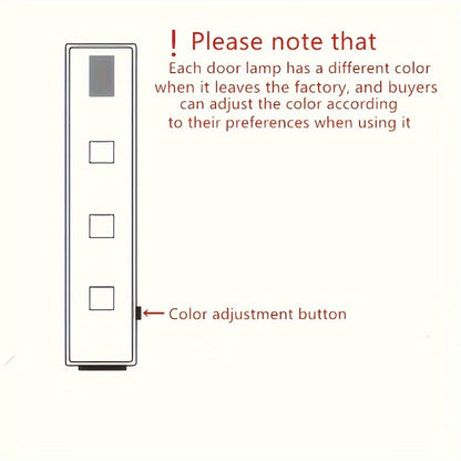 Buy 1 Get 1 Free - 2pcs Wireless Magnetic Door Welcome Lights – USB Rechargeable, Intelligent Induction, Easy Install, Adjustable Colors for Universal Vehicle Compatibility