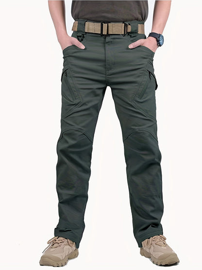 Waterproof Tactical Cargo Pants - High-Performance Hiking Pants for Outdoor Adventures - Pockets, Sweatproof, Wear-Resistant, Versatile Style