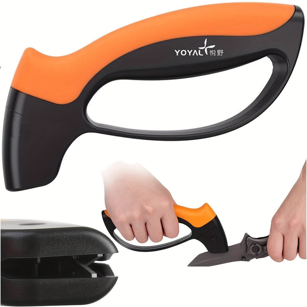 Sharpening Stone for Garden Tools and Knives - Razor Sharp Blades for Outdoor and Kitchen Use