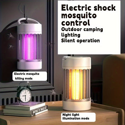 Electric Mosquito Repellent Lamp - Silent, Non-Radiative, Effective Pest Control for Home and Dorms - Safe, Chemical-Free, Family and Pet Friendly