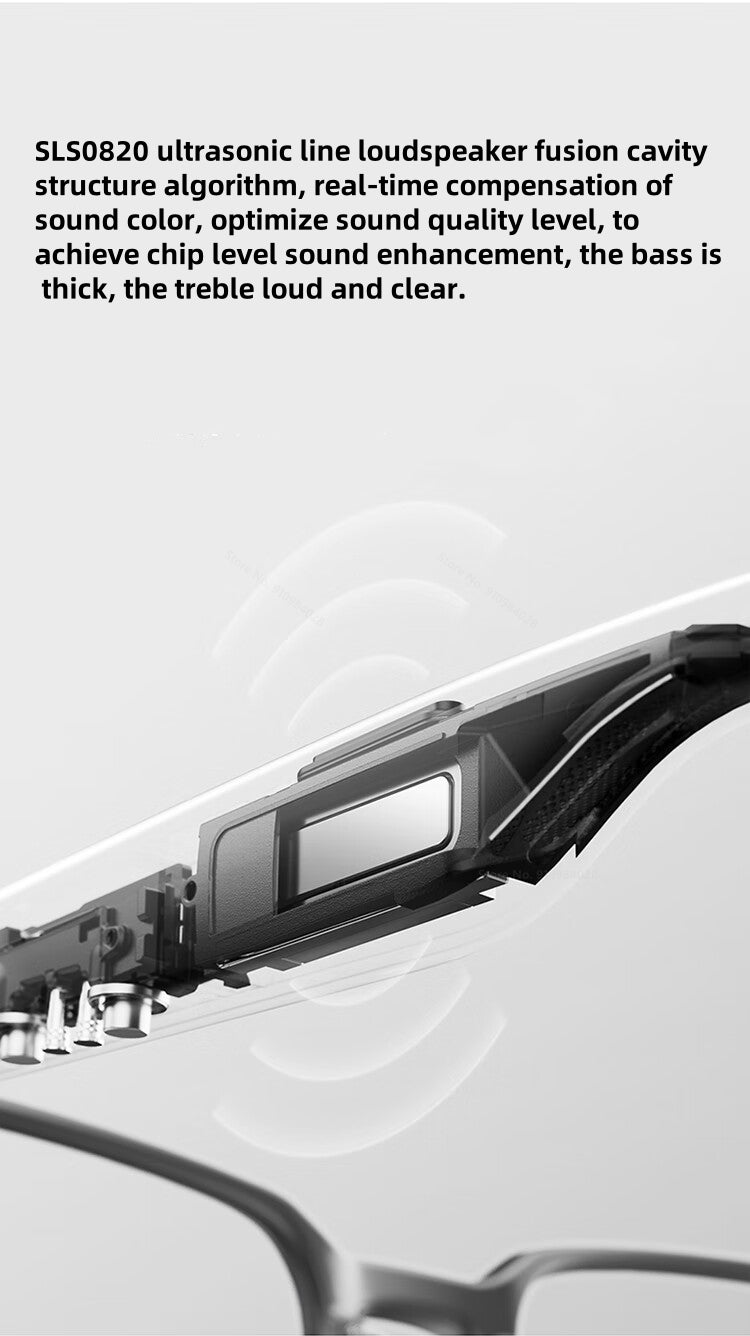 Xiaomi Mijia Smart Audio Glasses Lite Joyful Edition — Bluetooth 5.2 Headset with Noise Reduction, Ultra-Long Standby & Detachable Design