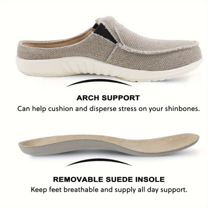 LazyStep Men's Trevor Orthopedic Slide Slipper - Arch Support for Comfort and Relief