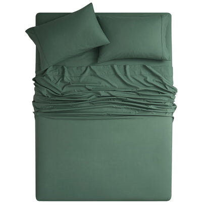 Bamboo 2000 Thread Count 6-Piece Luxury Sheet Set - Organic, Cooling, 16 Inch Deep Pocket, Egyptian Luxury with Bonus Pillowcases - Shrink and Fade Resistant