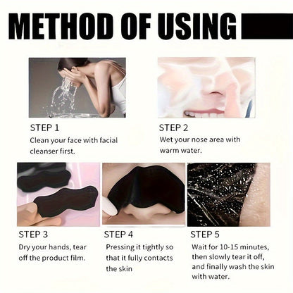 35Pcs Pore Cleansing Nose Strips – Aloe Vera Scented, Alcohol-Free Blackhead Remover for All Skin Types – Gentle Peel-Off Strips