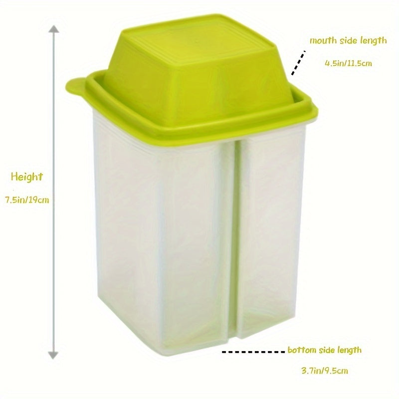 Reusable Plastic Food Storage Container with Filter Lid – 40 oz for Pickles, Olives, Fruits and Vegetables, Dishwasher Safe
