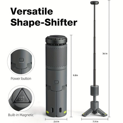 Topsky Multifunction Camping Light - Magnetic and Telescopic Rechargeable Lantern - Portable Outdoor Light for Adventure, Hiking, Emergency - Camping Essentials