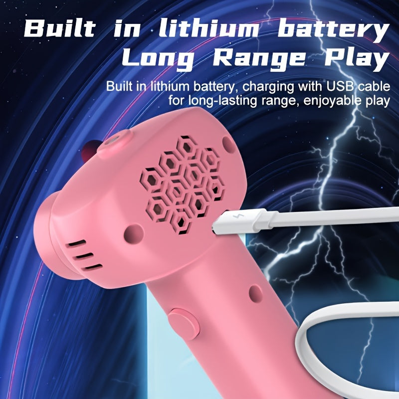 Glow-in-the-Dark Electric Rope Launcher Toy - 3-Meter Spinning Yarn Lasso, Creative Gift for Pets and Kids 14+, Plastic Material