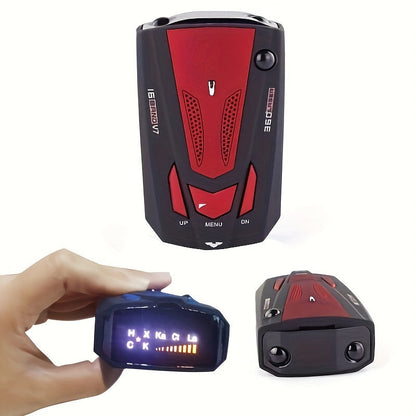 New 16-Band Car Radar Detector - 360° Anti-GPS Camera and LIDAR with Voice Alarm
