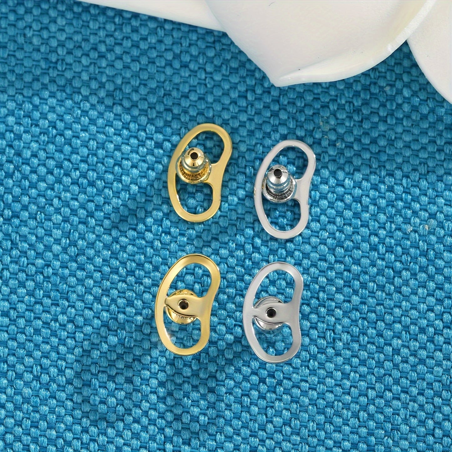 Adjustable Earring Lifters - Copper Hypoallergenic Support Backs for Droopy Ears and Heavy Earrings