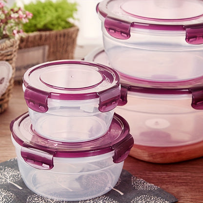 4 Piece Large Capacity Transparent Plastic Refrigerator Storage Boxes – Airtight, Stackable, Space-Saving Containers for Fruits, Vegetables, Meat, Eggs, Dumplings – Easy Clean, Fresh Preservation