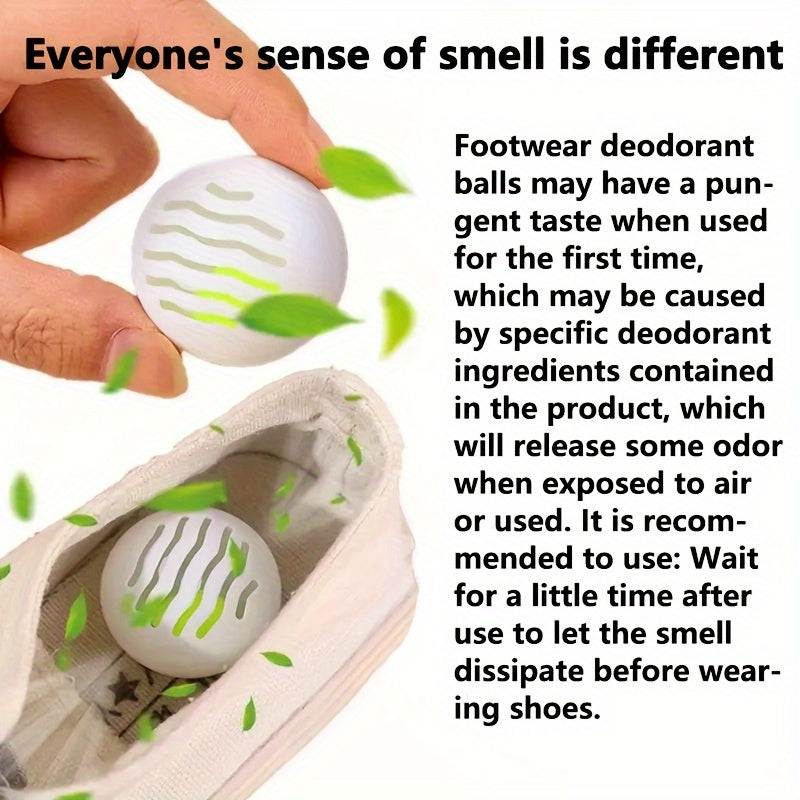 6-Pack Deodorant Balls – Powerful Odor Eliminators for Sneakers, Lockers, & Gym Bags – Long-Lasting Fresh Scent – Compact and Portable – Perfect for Home, Office, and Car