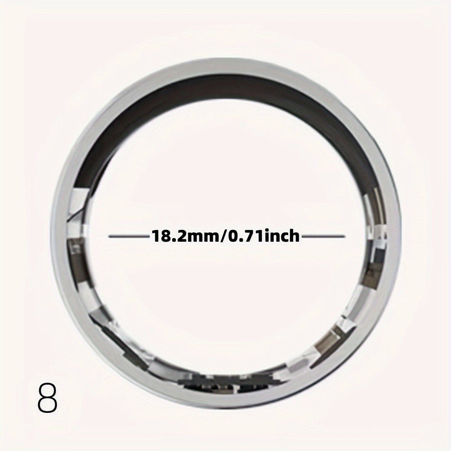 Smart Fitness Ring with Charging Compartment - Tracks Steps, Distance, Calories, Sleep; Compatible with iPhone & Android, Remote Photo Control, Water Resistant, Stylish and Comfortable