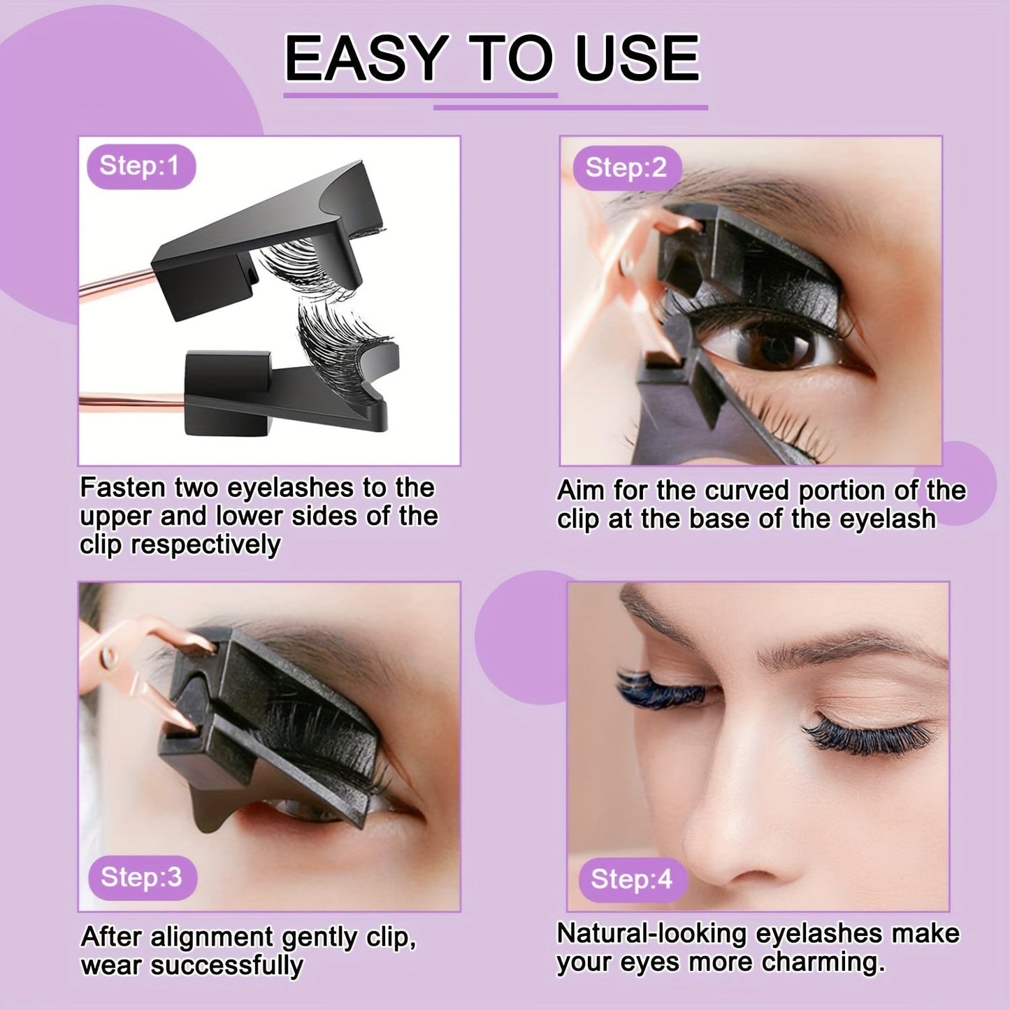 Magnetic Eyelashes – 7x Adhesion Force, Stable Quantum Magnetic Set, 3D False Eyelashes for Natural, Voluminous Look, No Fragrance