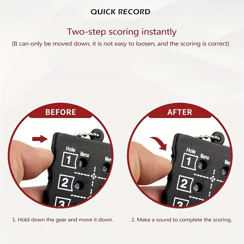 18 Hole Golf Counter - Perfect Golf Accessory for Scoring and Tracking Your Game