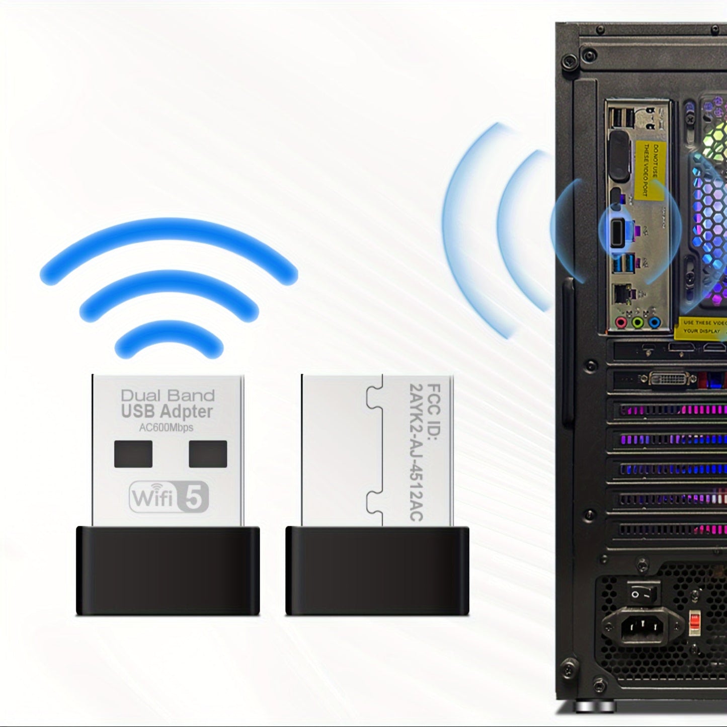 STGAubron Gaming Desktop PC - Intel Core i7 3.4 GHz (Up to 3.9 GHz), Radeon RX 580 8GB, 16GB RAM, 512GB SSD, WiFi, Wireless 5.0, RGB Fans (x6), RGB Keyboard, Mouse and Mouse Pad, RGB BT Sound Bar, Windows 10 Home 64-bit