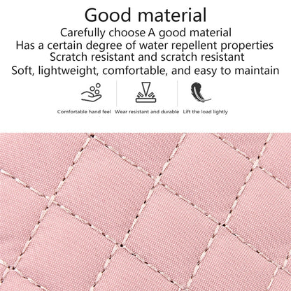 New One-Shoulder Messenger Bag for Women - Fashion Embroidered Rhombic Design - Large Capacity Waterproof Backpack with Data Hole