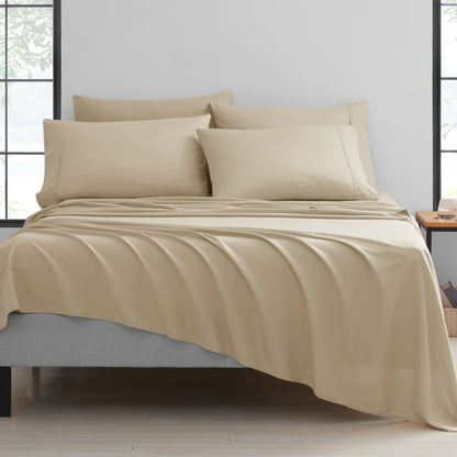 Bamboo 2000 Thread Count 6-Piece Luxury Sheet Set - Organic, Cooling, 16 Inch Deep Pocket, Egyptian Luxury with Bonus Pillowcases - Shrink and Fade Resistant