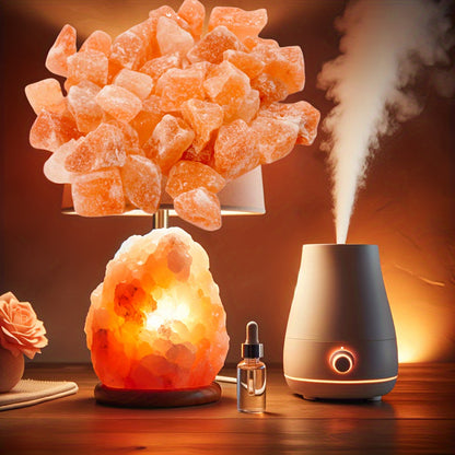 10pcs Set Himalayan Essential Oil Aromatherapy Stones - Diffuser, Massage Stones, Random Shapes