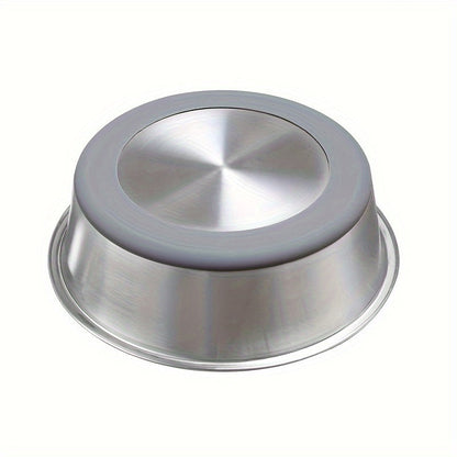 Premium Stainless Steel Dog Bowl – Durable, Anti-Overturning, Non-Slip Feeder for Easy Mealtime – Ideal for Happy and Healthy Dogs