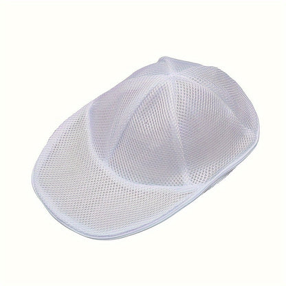 Convenient Mesh Cap Washing Bag - Ageing-Resistant, Machine Washable with Sorting Design for Safe Hat Storage