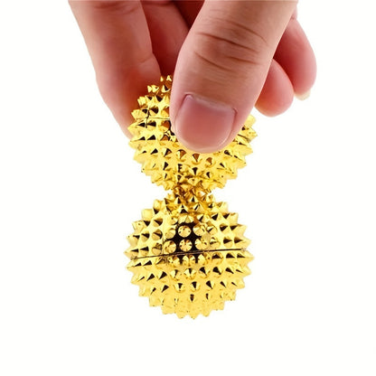 2pcs Magnetic Hand Palm Acupuncture Balls – Massage Stimulation Needle Balls for Therapeutic Relief