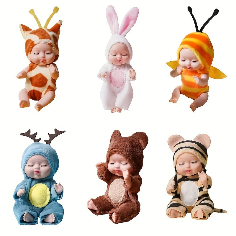 6 Piece Princess Doll Gift Set - Perfect Birthday and Holiday Present for Girls and Boys, Ideal for Christmas, Halloween, Easter