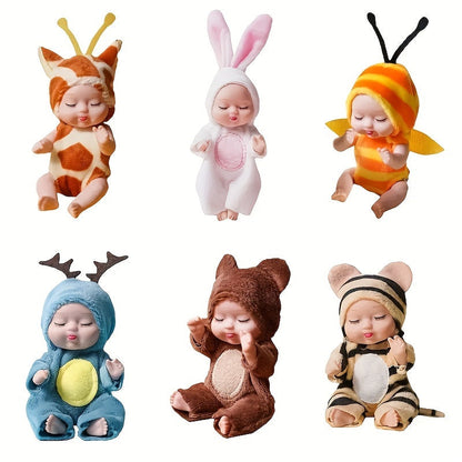 6 Piece Princess Doll Gift Set - Perfect Birthday and Holiday Present for Girls and Boys, Ideal for Christmas, Halloween, Easter