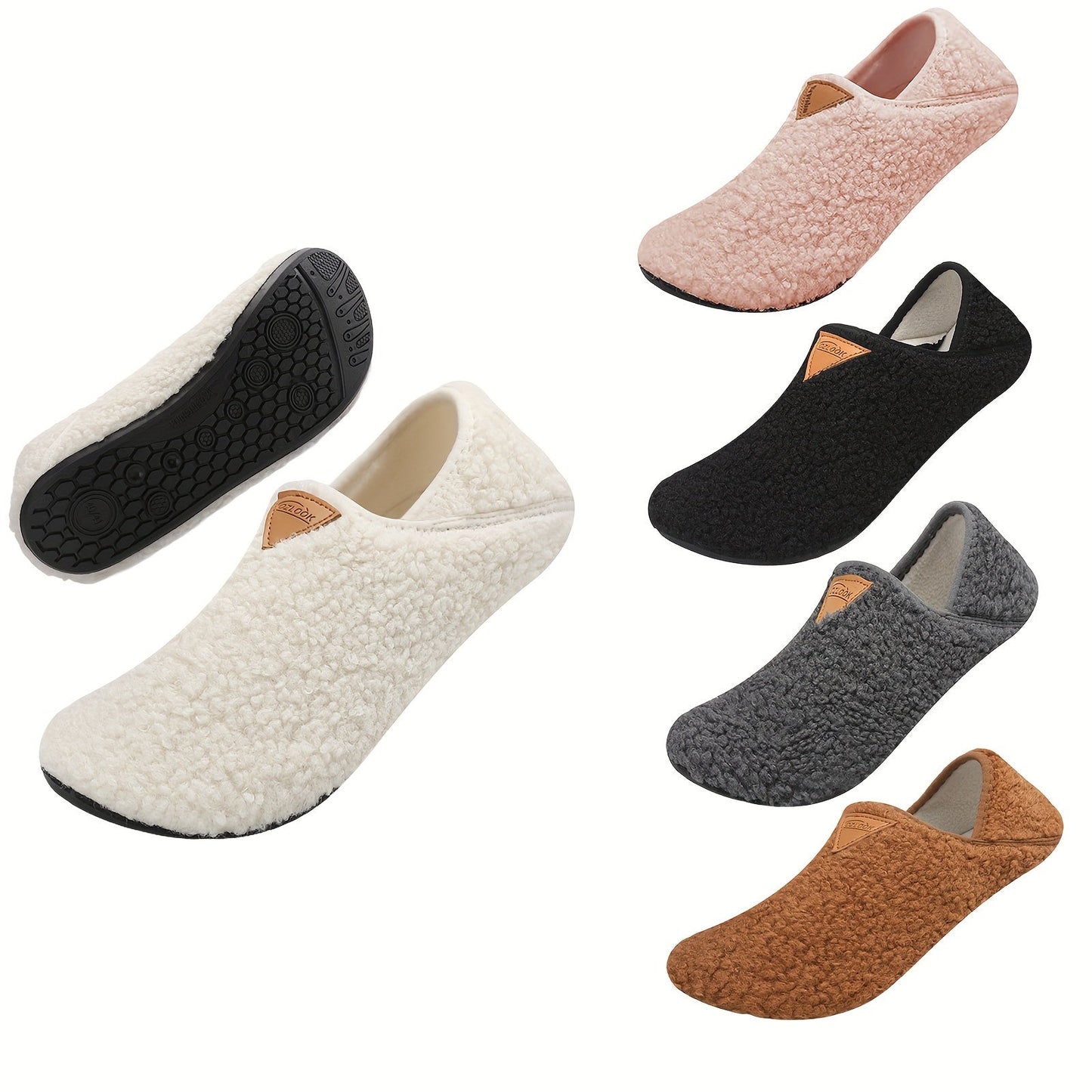 Women's & Men's Soft Lightweight Indoor/Outdoor Slippers – Non-Slip Rubber Sole Sandals for Home, Travel, Hotel