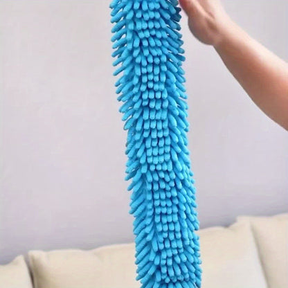 Premium Ceiling Fan Duster with Extension Pole – Removable & Washable Dust Removal Brush for Fans, Furniture, and Cars – Reaches High Ceilings, Easy Cleaning Tool for Hard-to-Reach Areas