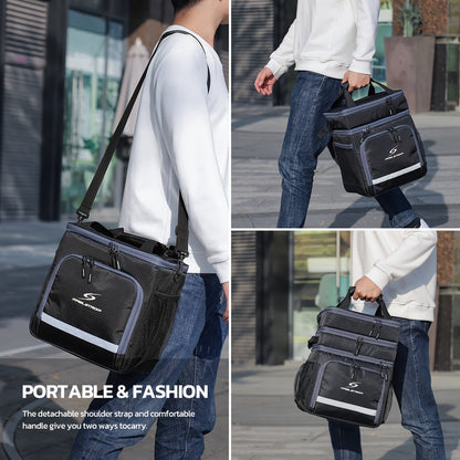 Premium Insulated Lunch Tote Bag - Leakproof, Thermal & Water-Resistant, Spacious Design for Men and Women - Ideal for Work, School and Outdoor Activities